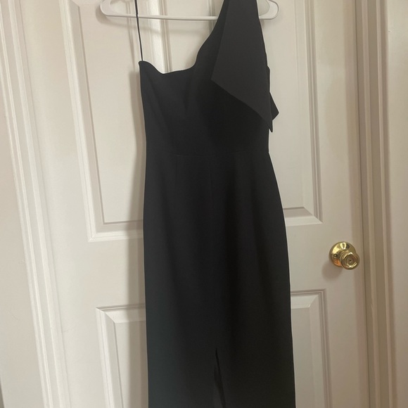 Dress the Population One Shoulder Black Dress - Picture 3 of 5